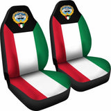 Kuwait Seat Cover Flag And Coat Of Arms 105905 - YourCarButBetter