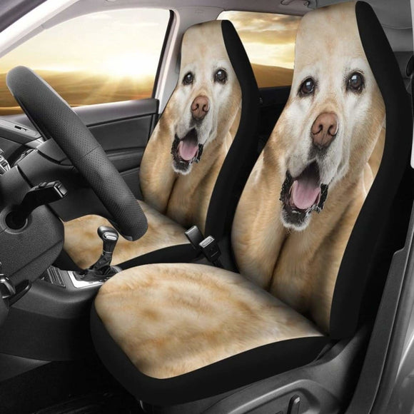 Labrador Car Seat Covers Funny Dog Lab Lover 181703 - YourCarButBetter