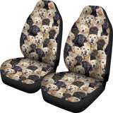 Labrador Retriever Full Face Car Seat Covers 181703 - YourCarButBetter