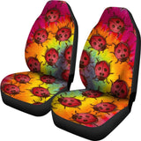 Lady Bug Swirl Car Seat Covers - Tie Dye 174510 - YourCarButBetter