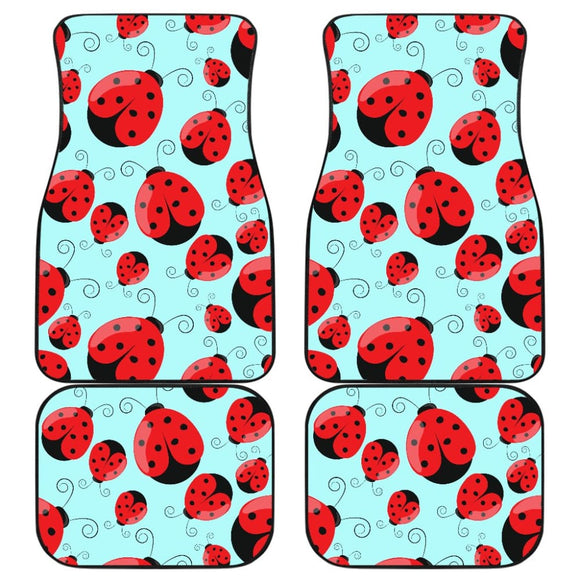 Ladybug Amazing Design Car Floor Mats 211606 - YourCarButBetter
