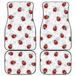 Ladybug Front And Back Car Mats 094209 - YourCarButBetter