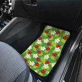 Ladybug Pattern Print Design 01 Front And Back Car Mats 195016 - YourCarButBetter