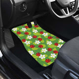 Ladybug Pattern Print Design 01 Front And Back Car Mats 195016 - YourCarButBetter