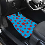 Ladybug Pattern Print Design 02 Front And Back Car Mats 195016 - YourCarButBetter