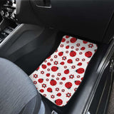 Ladybug Pattern Print Design 04 Front And Back Car Mats 195016 - YourCarButBetter