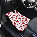 Ladybug Pattern Print Design 04 Front And Back Car Mats 195016 - YourCarButBetter