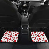 Ladybug Pattern Print Design 04 Front And Back Car Mats 195016 - YourCarButBetter