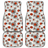 Ladybug Pattern Print Design 05 Front And Back Car Mats 195016 - YourCarButBetter