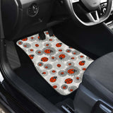 Ladybug Pattern Print Design 05 Front And Back Car Mats 195016 - YourCarButBetter