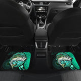 Largemouth Bass Ethnic Pattern Fishing Car Floor Mats 182417 - YourCarButBetter