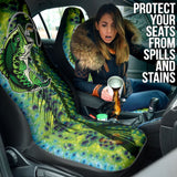 Largemouth Bass Fishing Bone Car Seat Covers 211101 - YourCarButBetter