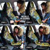 Largemouth Bass Fishing Jumping Car Seat Covers 211101 - YourCarButBetter