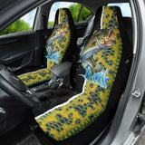 Largemouth Bass Fishing Jumping Car Seat Covers 211101 - YourCarButBetter