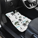 Largemouth Bass Fishing Patterns Car Floor Mats 211007 - YourCarButBetter