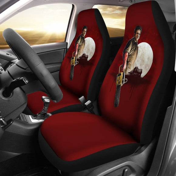 Leatherface Chainsaw Killer Car Seat Covers 211501 - YourCarButBetter