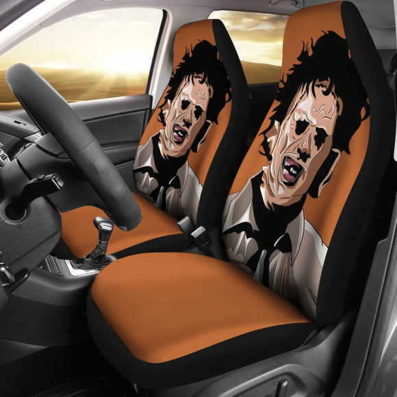 Leatherface Terrible Death Car Seat Covers 211501 - YourCarButBetter