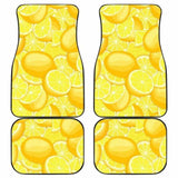 Lemon Pattern Front And Back Car Mats 103131 - YourCarButBetter