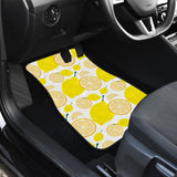 Lemon Pattern Print Car Floor Mats 211008 - YourCarButBetter