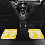 Lemon Pattern Print Car Floor Mats 211008 - YourCarButBetter