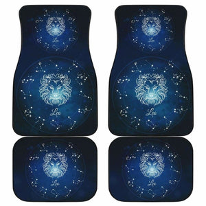 Leo Zodiac Sign Car Floor Mats Amazing Gift 211902 - YourCarButBetter