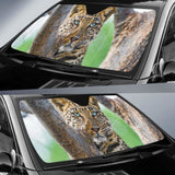 Leopard Big Cat Panthera Hd Car Sun Shade 172609 - YourCarButBetter