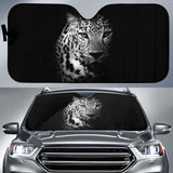 Leopard Car Car Auto Sun Shade 172609 - YourCarButBetter