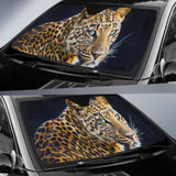 Leopard Car Car Auto Sun Shade 172609 - YourCarButBetter