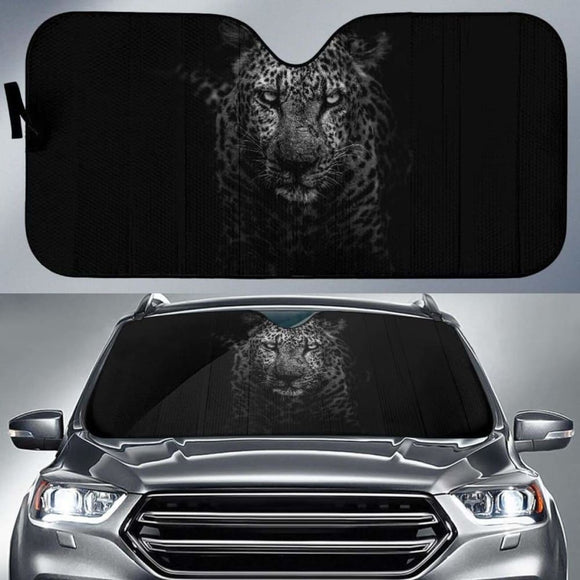 Leopard Dark Kruger National Park 5K Car Sun Shade 172609 - YourCarButBetter