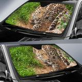 Leopard Grass Hd Car Sun Shade 172609 - YourCarButBetter