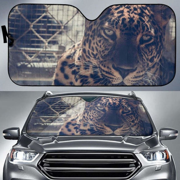 Leopard Hd 5K Car Sun Shade 172609 - YourCarButBetter