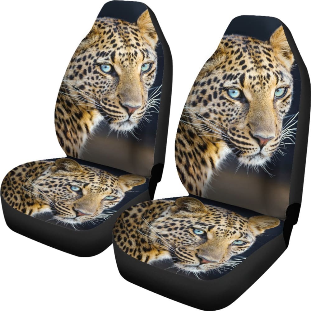 Leopard Print Car Accessories Decoration Car Seat Covers 210603