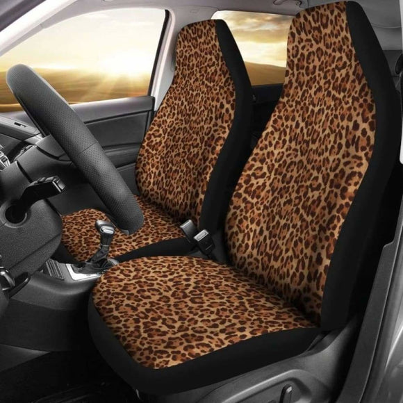 Leopard Skin Animal Print Car Seat Covers 105905 - YourCarButBetter