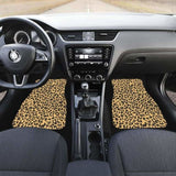 Leopard Skin Print Front And Back Car Mats 092813 - YourCarButBetter