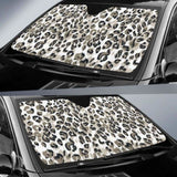 Leopard Skin Print Pattern Car Auto Sun Shades 172609 - YourCarButBetter