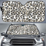 Leopard Skin Print Pattern Car Auto Sun Shades 172609 - YourCarButBetter