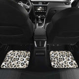 Leopard Skin Print Pattern Front And Back Car Mats 092813 - YourCarButBetter