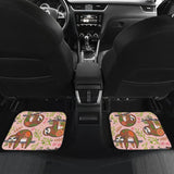 Let That Shit Go Sloth Funny Car Floor Mats 211001 - YourCarButBetter