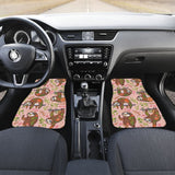 Let That Shit Go Sloth Funny Car Floor Mats 211001 - YourCarButBetter