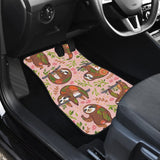 Let That Shit Go Sloth Funny Car Floor Mats 211001 - YourCarButBetter