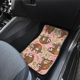 Let That Shit Go Sloth Funny Car Floor Mats 211001 - YourCarButBetter