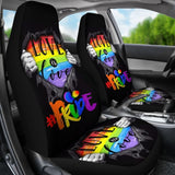 Lgbt - Love Is Love Car Seat Covers 101819 - YourCarButBetter