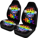 Lgbt - Love Is Love Car Seat Covers 101819 - YourCarButBetter