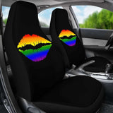Lgbt Pride Lovers Lips Car Seat Covers Amazing Gift Ideas 101819 - YourCarButBetter