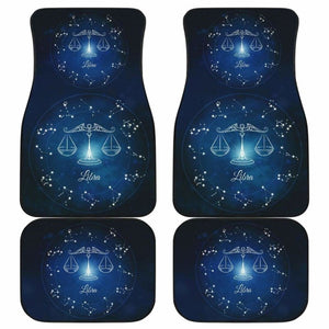 Libra Zodiac Sign Car Floor Mats Amazing Gift 211902 - YourCarButBetter