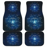 Libra Zodiac Sign Car Floor Mats Amazing Gift 211902 - YourCarButBetter