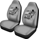 Life Is Better When I’m With Jesus Car Seat Covers 211507 - YourCarButBetter