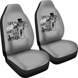 Life Is Better When I’m With Jesus Car Seat Covers 211507 - YourCarButBetter