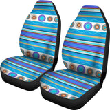 Light Blue Aztec Design Car Seat Covers 174510 - YourCarButBetter