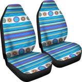 Light Blue Aztec Design Car Seat Covers 174510 - YourCarButBetter